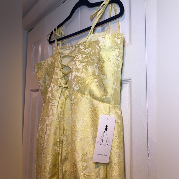 Solid Jacquard Sling Dress Square Neck Sleeveless High Waist Party Evening - Picture 8 of 12